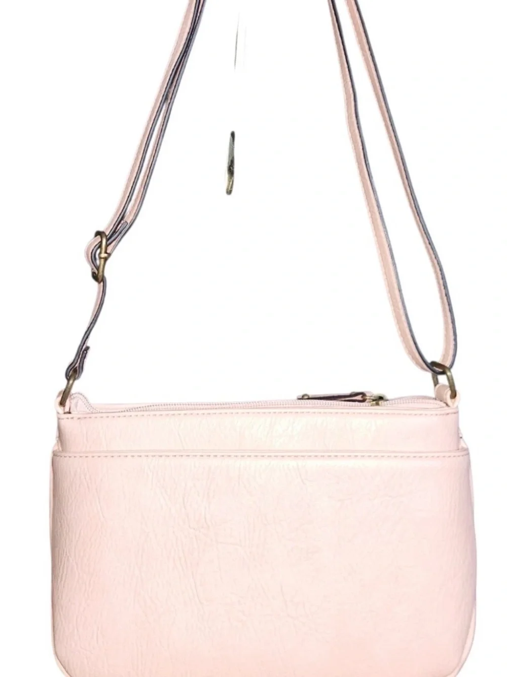 Everyday Blush Crossbody — Women's Pink Crossbody Bag with Braided Detail